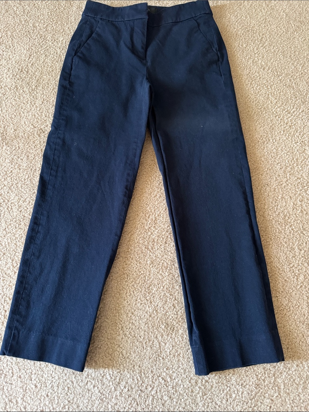 J. Crew Women's Straight Leg Jeans in Navy